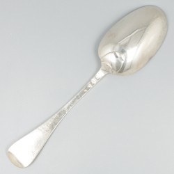 Dinerlepel (Leeuwarden, Minse Veddes (of Feddes) 1818) zilver.