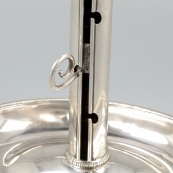 Kandelaar zilver.