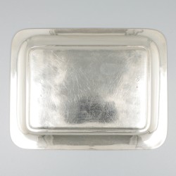 Dienblad zilver.
