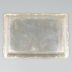 Dienblad zilver.
