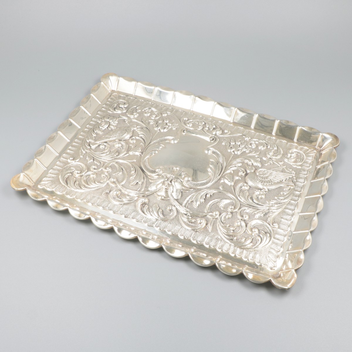 Sierschaal / Dienblad zilver.