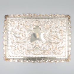 Sierschaal / Dienblad zilver.