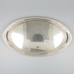 Dienblad zilver.