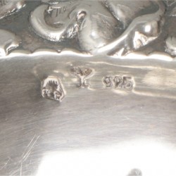 Muntschaaltje zilver.