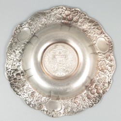 Muntschaaltje zilver.