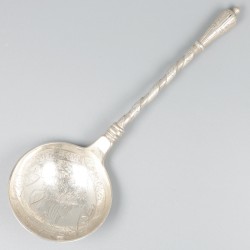 Dooplepel zilver.