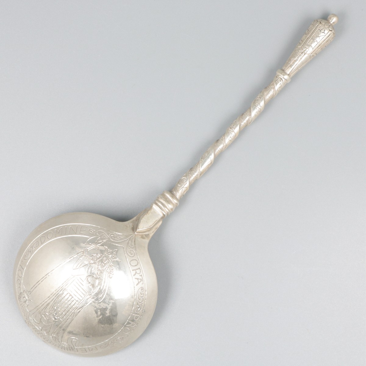 Dooplepel zilver.