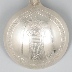 Dooplepel zilver.