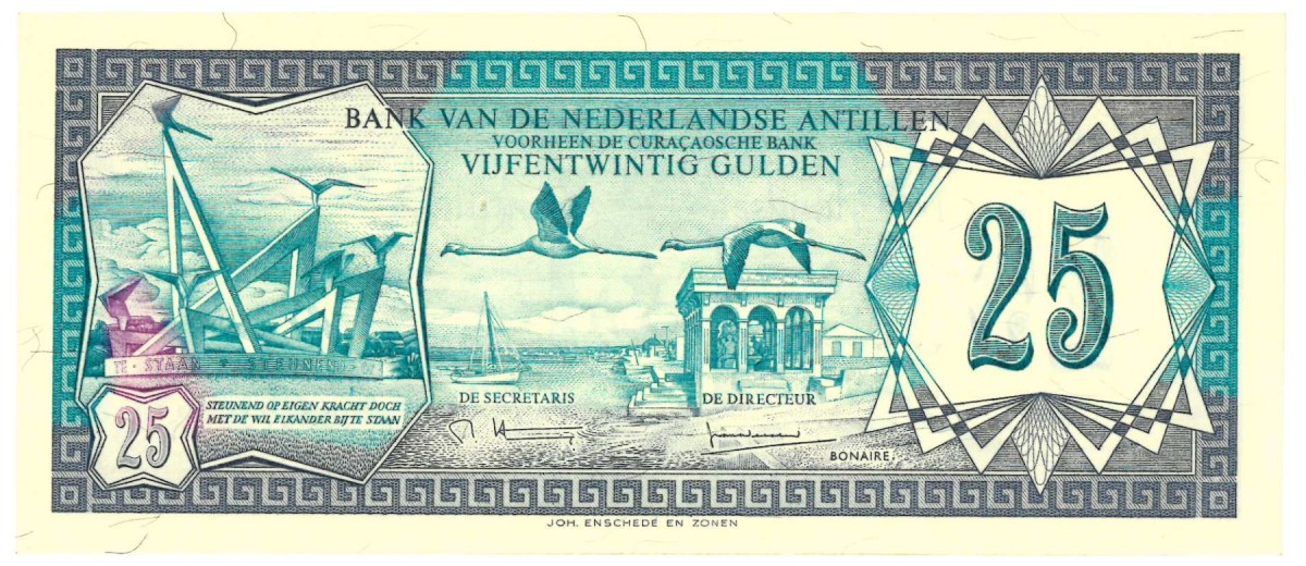 Netherlands-Antilles 25 gulden bankbiljet Type 1979 - About UNC