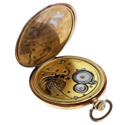 No Reserve - 14K Zenith Grand Prix Paris 1900 - Heren zakhorloge.