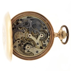 Vintage 14 kt. geelgouden zakhorloge  835828 - Heren zakhorloge.