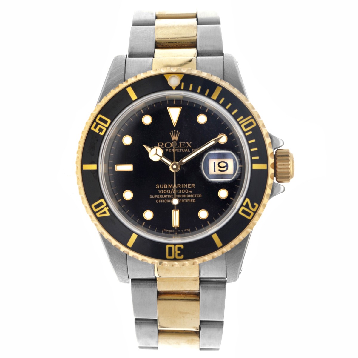 No Reserve - Rolex Submariner Date 16613 - Heren horloge - ca. 1991.