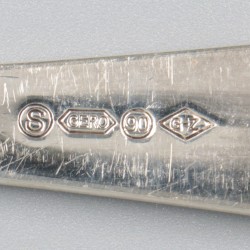 45-delige bestekcassette Gero, verzilverd.