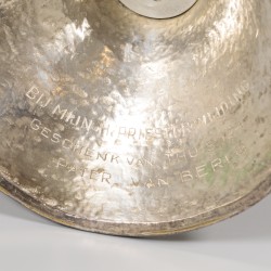 Miskelk met pateen zilver / verzilverd.