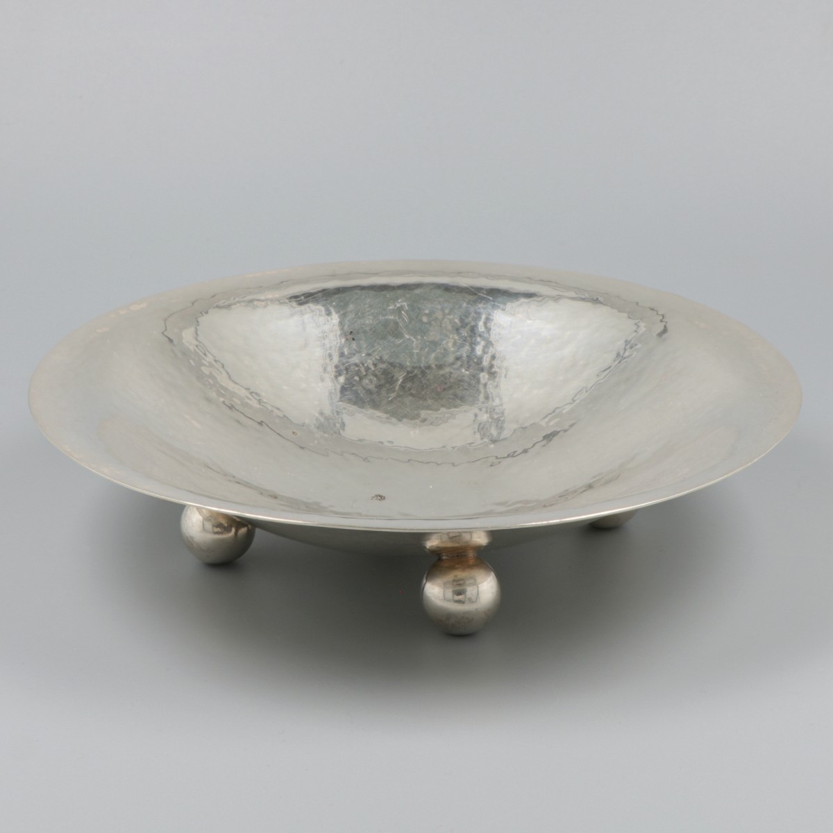Druivenschaal zilver.