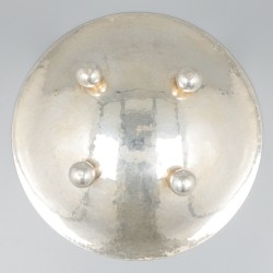 Druivenschaal zilver.