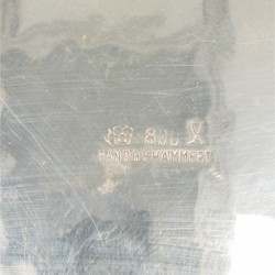 Druivenschaal zilver.