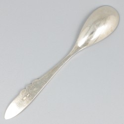 12-delige set koffielepels zilver.