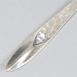 12-delige set koffielepels zilver.