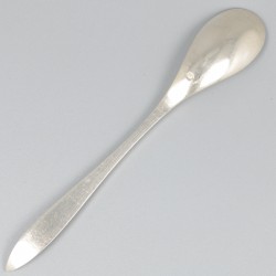 12-delige set koffielepels zilver.