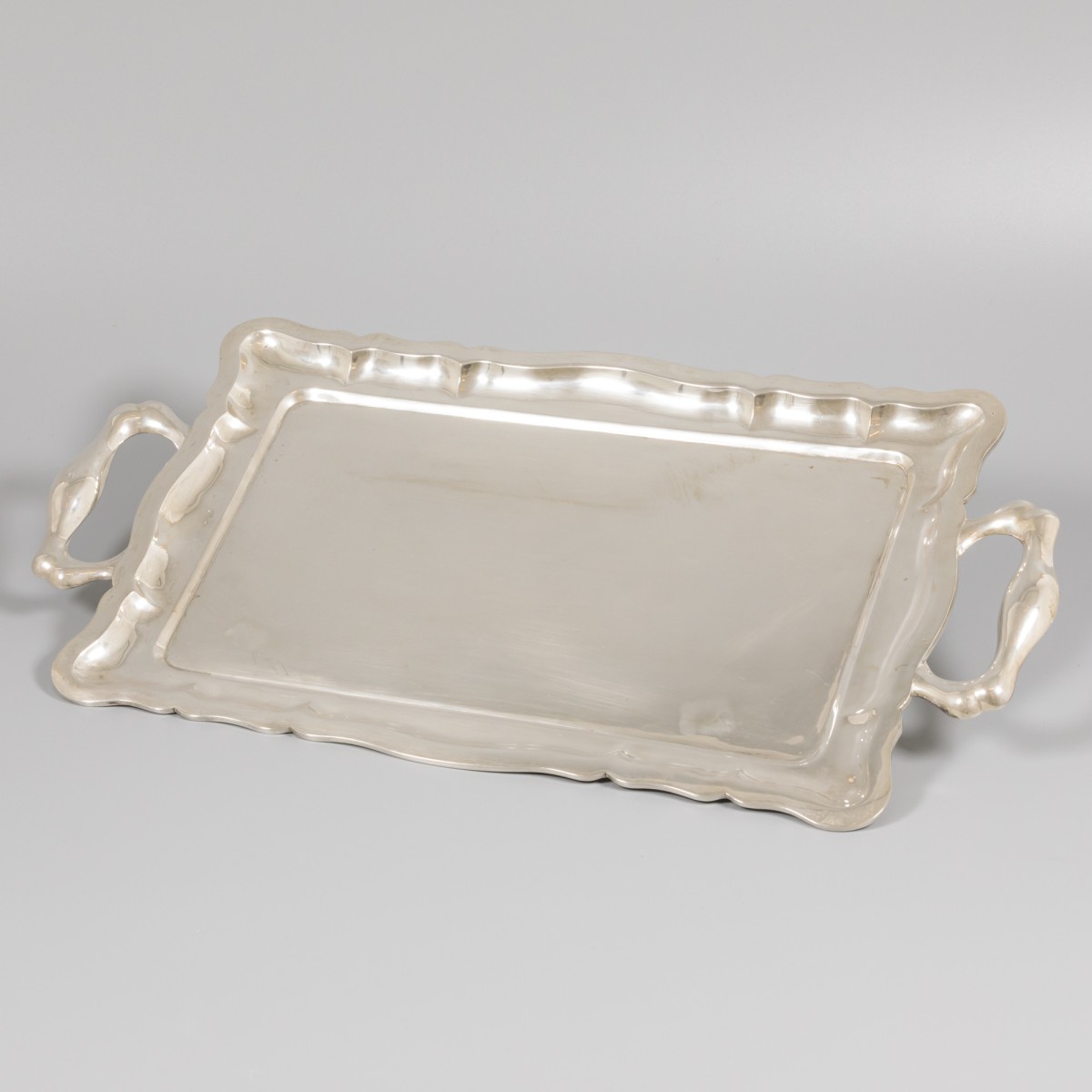 Dienblad zilver.