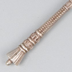 24-delige set thee- /  koffielepels zilver.
