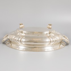 Jardinière / pronkschaal zilver.