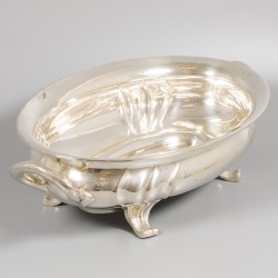 Jardinière / pronkschaal zilver.