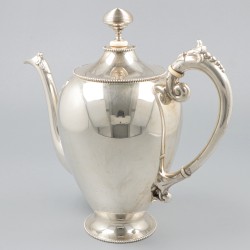 Koffiepot zilver.
