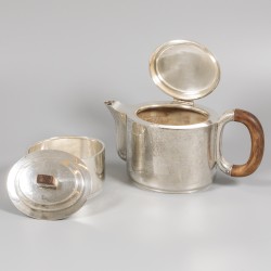 3-delig theeservies zilver.