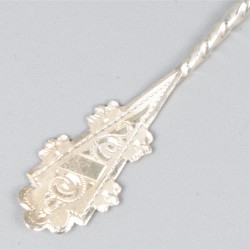 6-delige set taartvorkjes zilver.