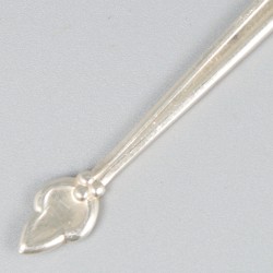 12-delige set taartvorken zilver.
