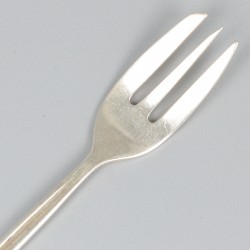 12-delige set taartvorken zilver.
