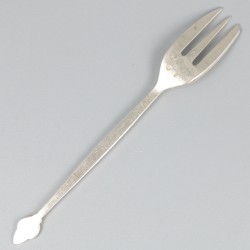 12-delige set taartvorken zilver.