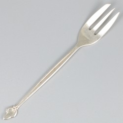 12-delige set taartvorken zilver.