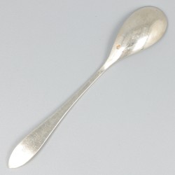 12-delige set koffielepels zilver.