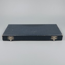 12-delige set koffielepels zilver.