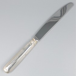 Robbe & Beking 6-delige set dinermessen, model Alt-Faden, zilver.