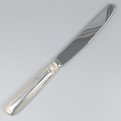 Robbe & Beking 6-delige set dinermessen, model Alt-Faden, zilver.