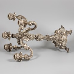 Pronkkandelaar zilver.
