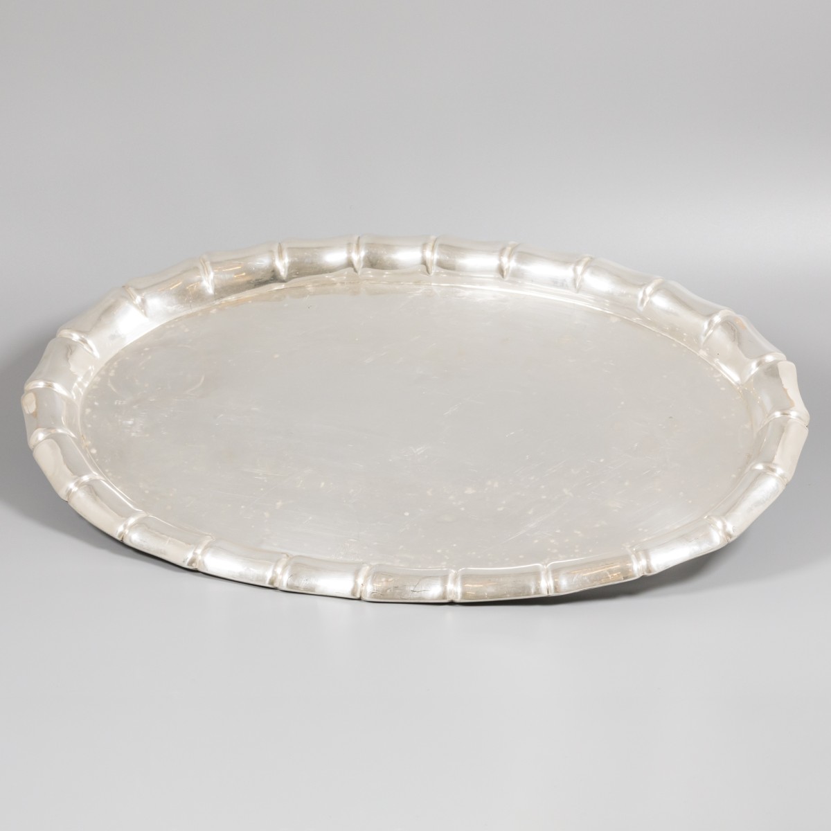 Dienblad zilver.