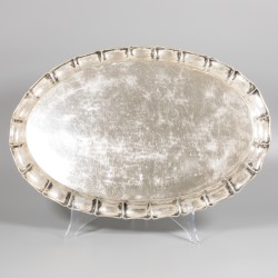 Dienblad zilver.