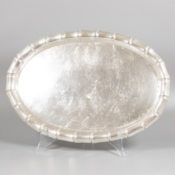 Dienblad zilver.