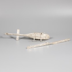 Helikopter zilver.