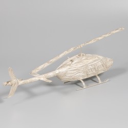 Helikopter zilver.