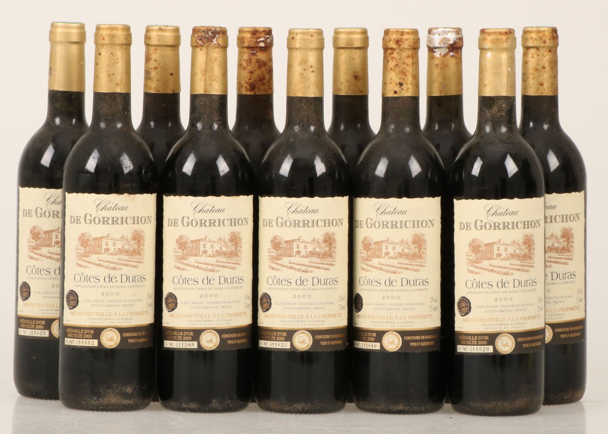 (11x) Château de Gorrichon - Côtes de Duras - 2000.