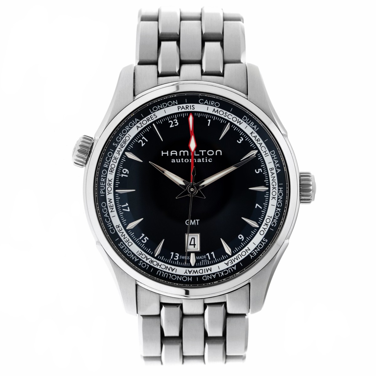 Hamilton Jazzmaster GMT H32695131 - Heren polshorloge - 2021.