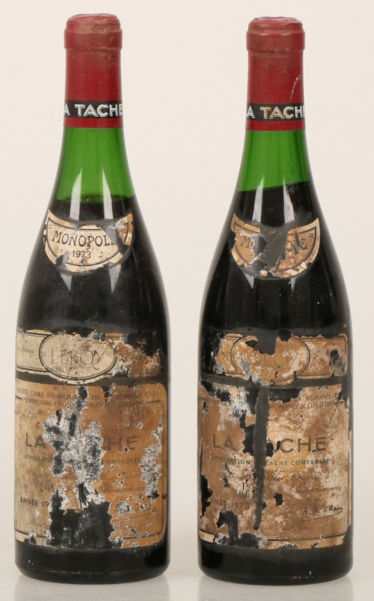 (2x) Domaine de la Romanée-Conti - La Tache - Grand Cru - 1973.