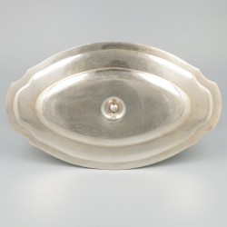 Saucière / sausboot zilver.