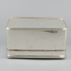 Koektrommel zilver.